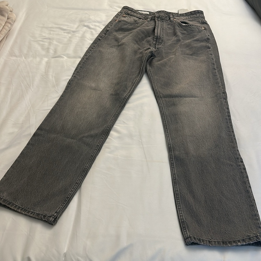 Zara black washed jeans